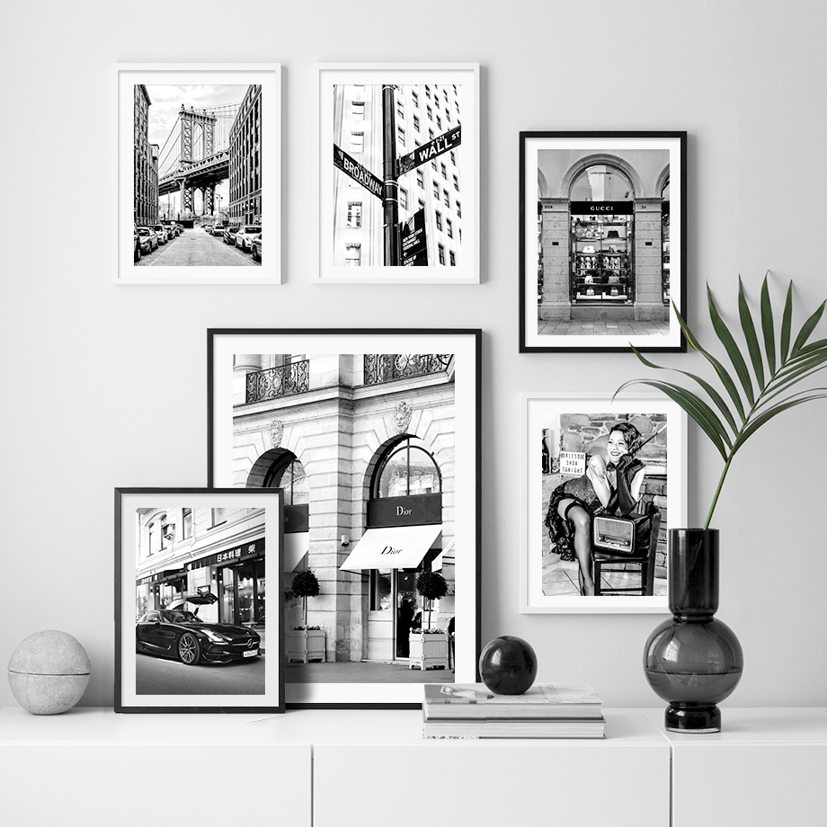 Paris Fashion Girl Luxury Stor - Photography Black And White review and price
