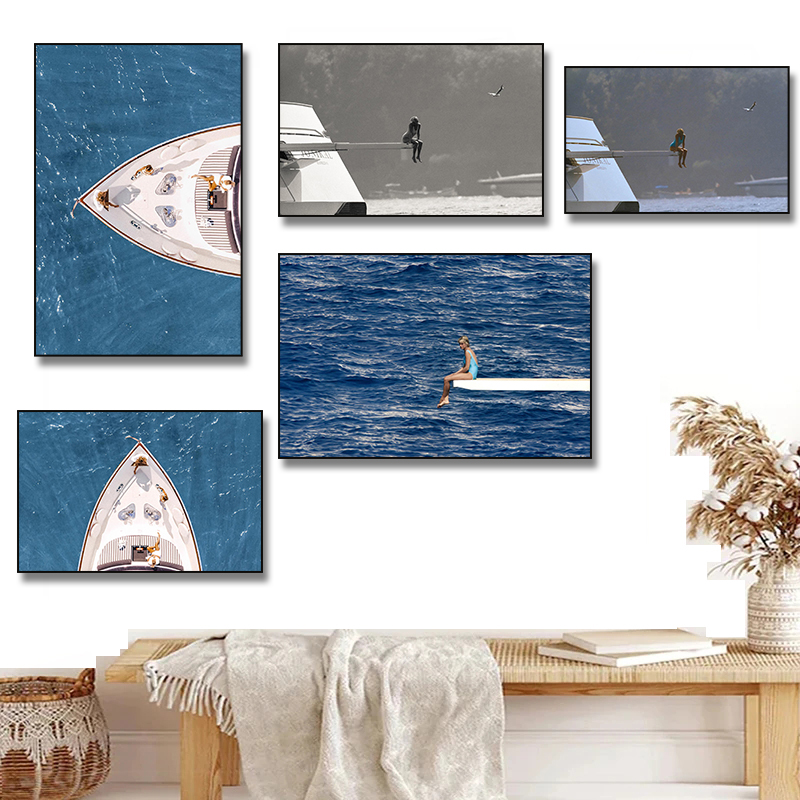 1pc frameless Canvas Painting  - Photography Black And White review and price