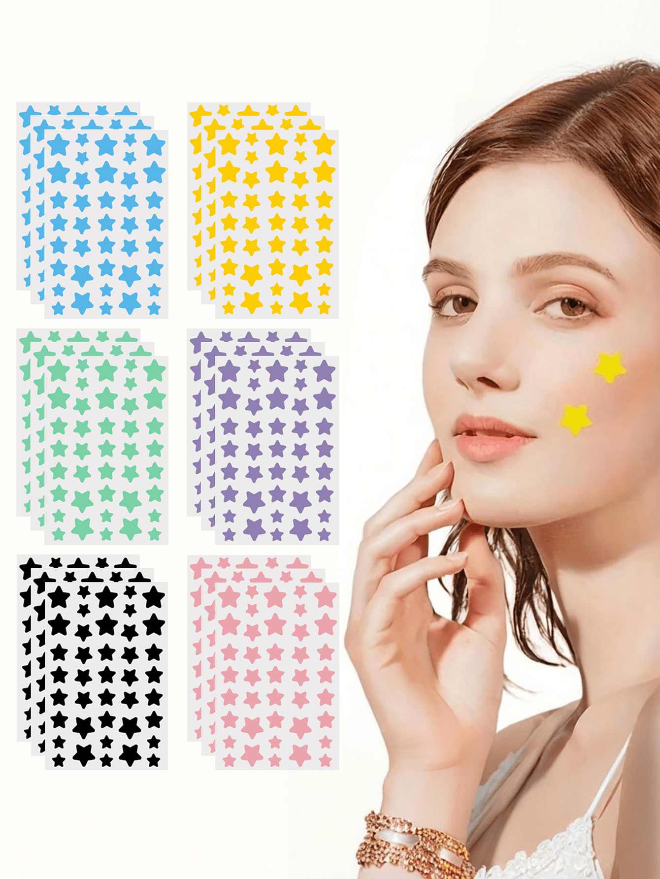 240 Pieces/Cute Star Face Stic - Photography Day review and price