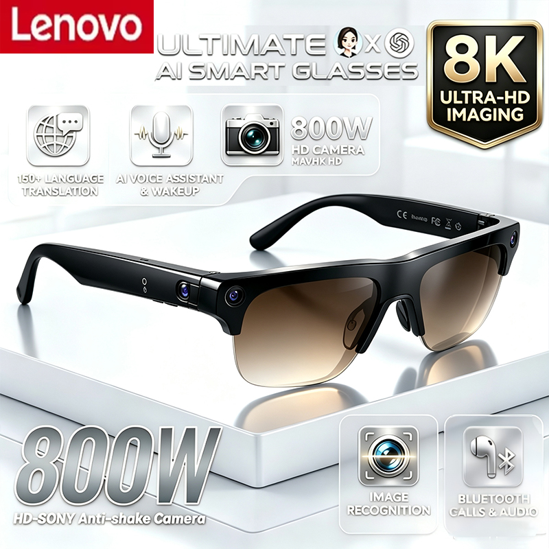 Lenovo Smart AI Glasses 800w H - Photography Videography review and price
