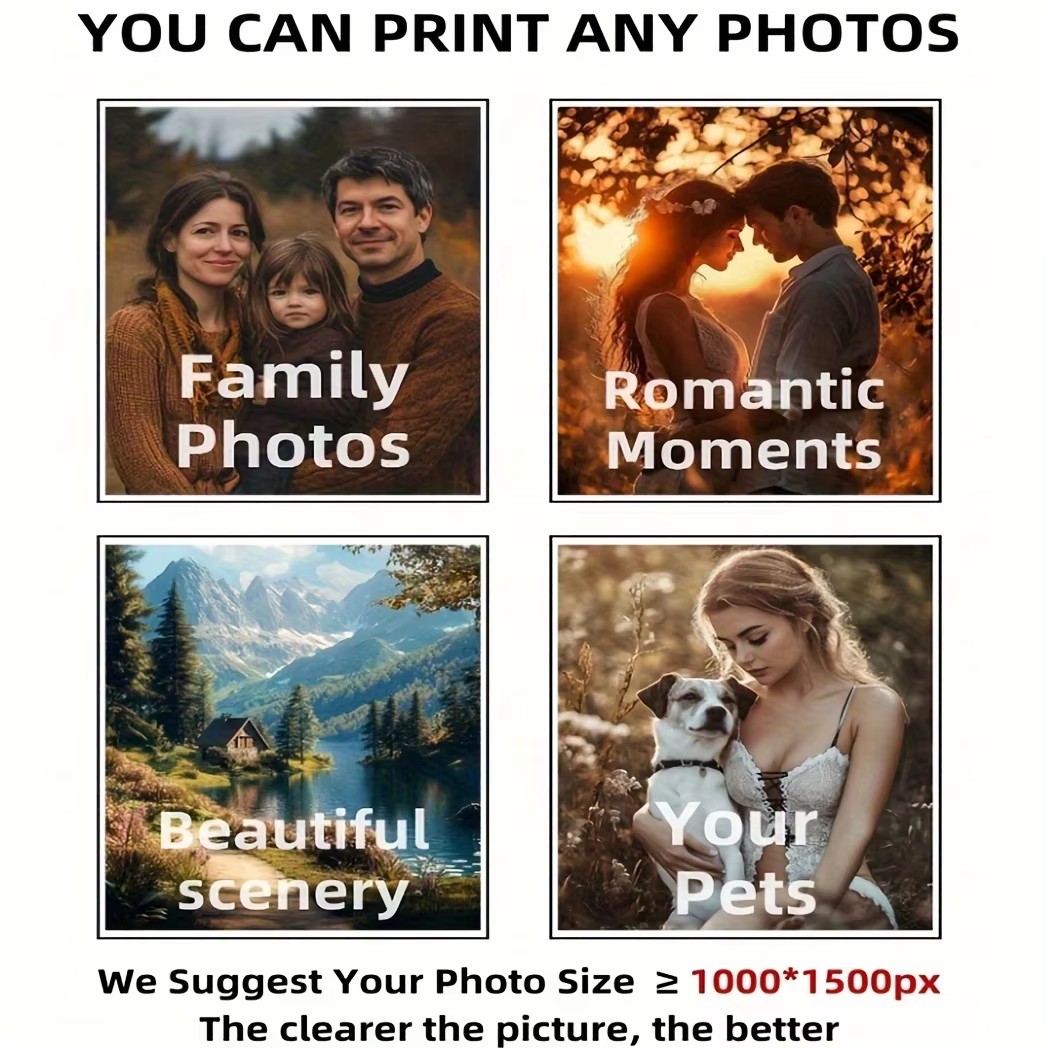 3pcs/set Custom Square Canvas  - Photography Interior review and price